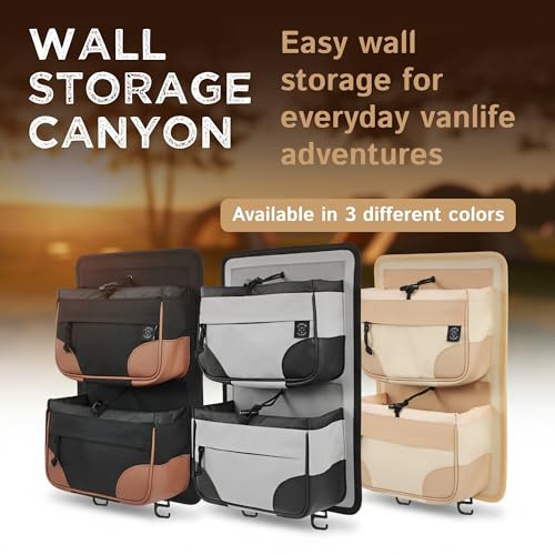 Living in a Bubble Wall Storage Organizer (Grey, Canyon) by Living in a Bubble - Used condition - Image 7