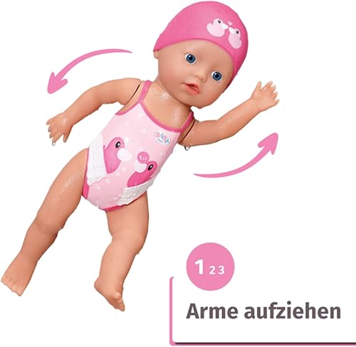 Miniatura 3 de Baby Born My First Swim Girl 30cm Toy Figure, Pink, Waterproof, Batteries Not Required