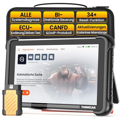 Auto Diagnosegerät, ThinkScan TK689BT OBD2 Diagnosegerät Mit 34 Reset-Funktion + Volle...