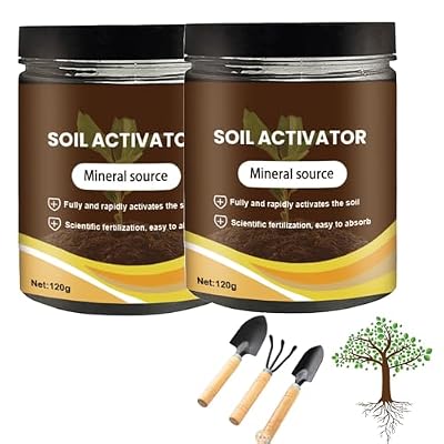 Soil Pro Activator, Soil Activator For Plants, Plant Fertilizer For Raised Garden Beds, Potting Mix, Promote Plant Rooting (120g-2pcs)