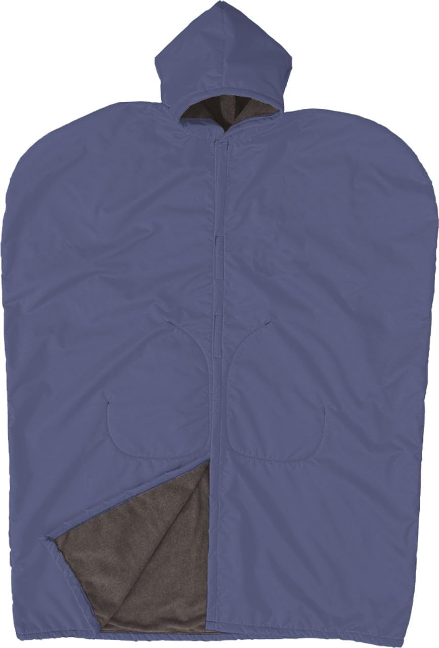 Fisher Adult Fleece Lined Sideline Cape, for Football, Lacrosse, Soccer, Spectators, Fans, Stadium