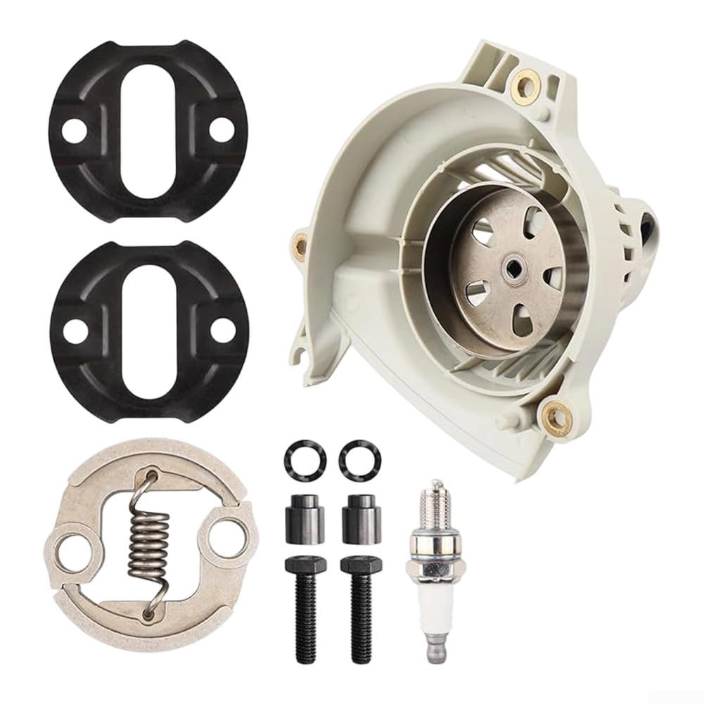 Kit di montaggio per alloggiamento tamburo frizione e frizione Fs90 Fs100 Fs130 Km110 Km130 Hl100 Ht130 con Spark sostituisce 4180-080-1809 4180-160-2000 plastica e finiture in metallo