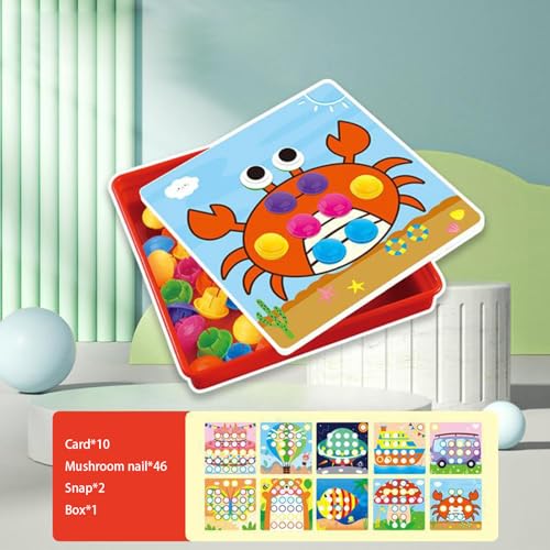 Placa de mosaico de correspondência de cores,Brinquedo educacional de classificação de cores Mosai P