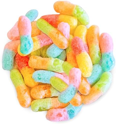 Sarah's Candy Factory Freeze Dried Sour Worm 4.5 Oz