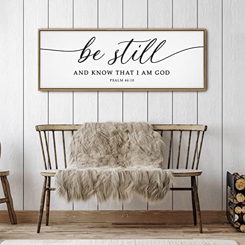 GraceView Be Still God Canvas (Wood)