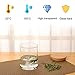 EKKONG12pcs Tarros de Vidrio de Almacenamiento Botes de Cristal con Tapa de...