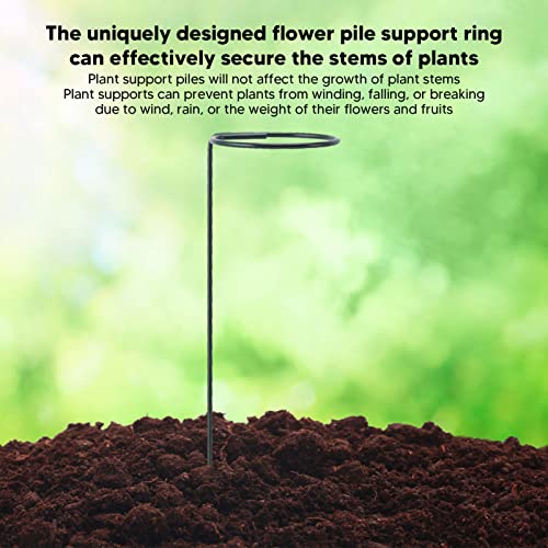 BORDSTRACT 12 Unidades De Suporte De Estaca De Planta De 17 Polegadas, Estaca De Suporte De Haste ún