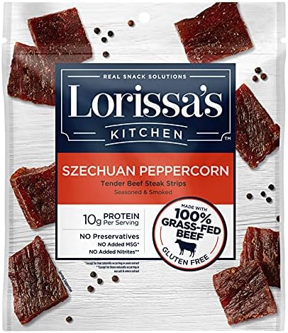 Lorissa's Kitchen Szechuan Peppercorn Beef Stick 2.25 oz. Bagged
