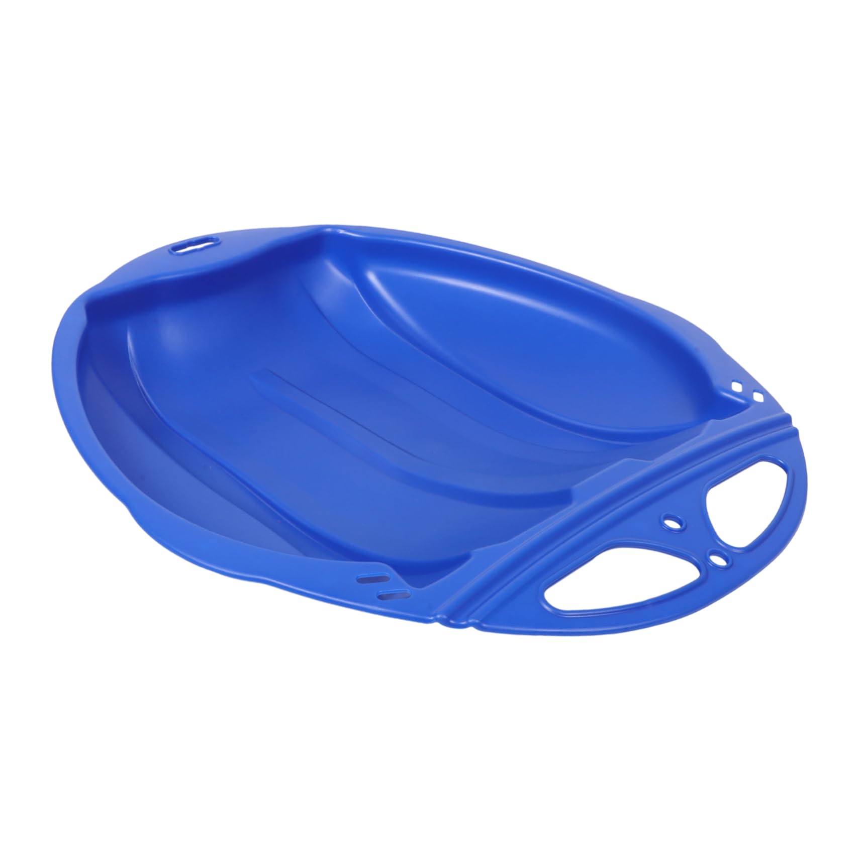 Milisten Slitta da Plastica Blu, Slittino per Adulti e Bambini
