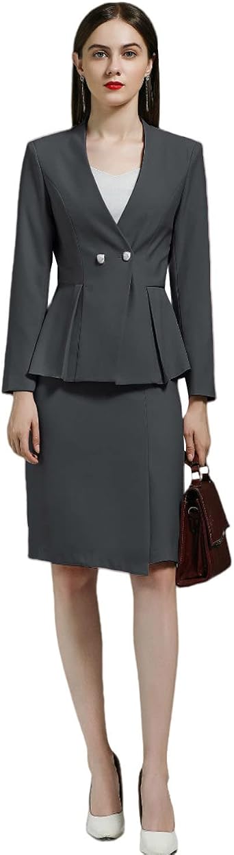 Trajes de pantalones elegantes para mujer, trajes para mujer de talla  grande, sección delgada, para oficina, uniforme comercial OL, conjuntos de  2 piezas（#1） | Linio Perú - UN055FA0WDI66LPE