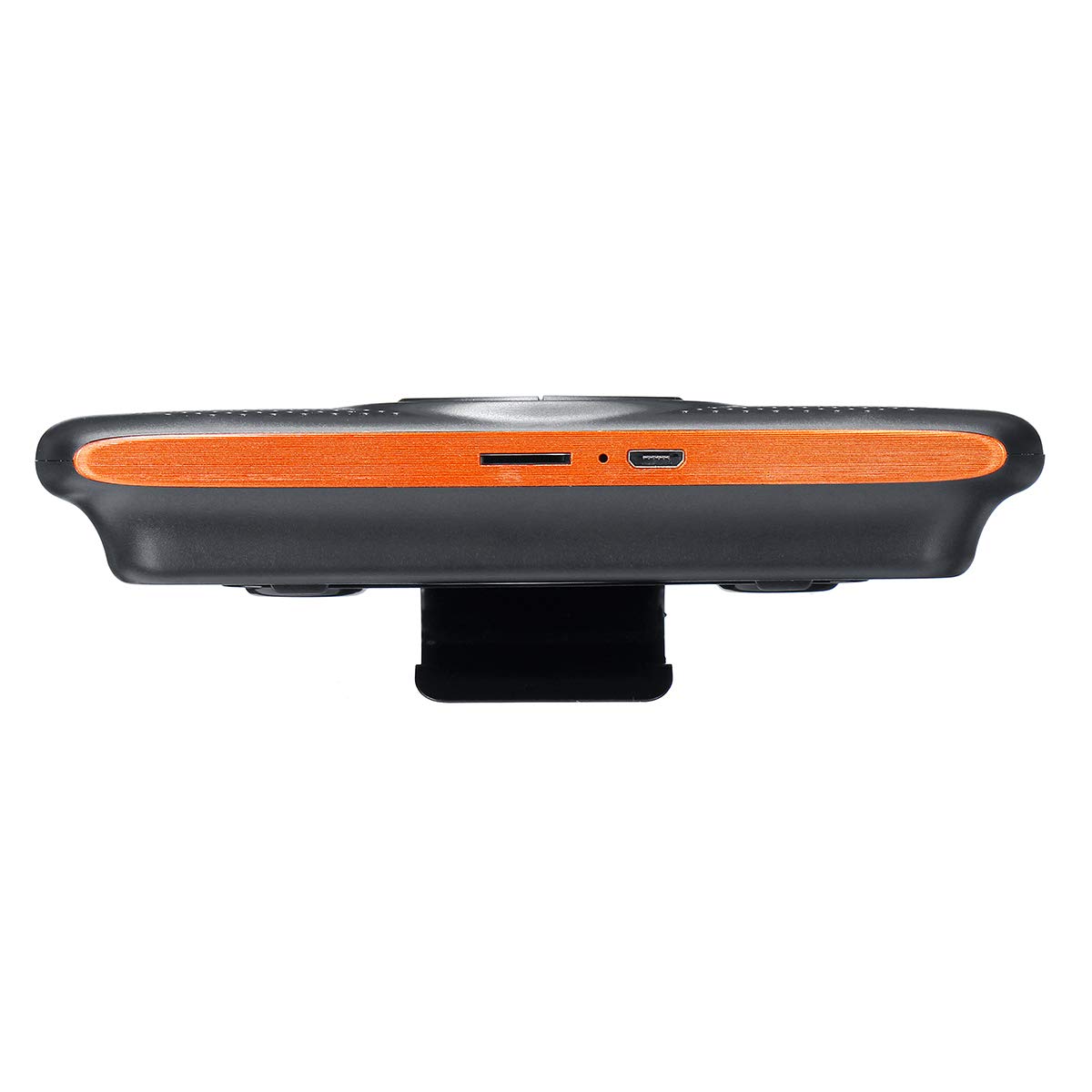 YONGYAO Visera para Coche, Teléfono con Bluetooth, Manos Libres, Altavoz, Reproductor de Música Móvil - Naranja