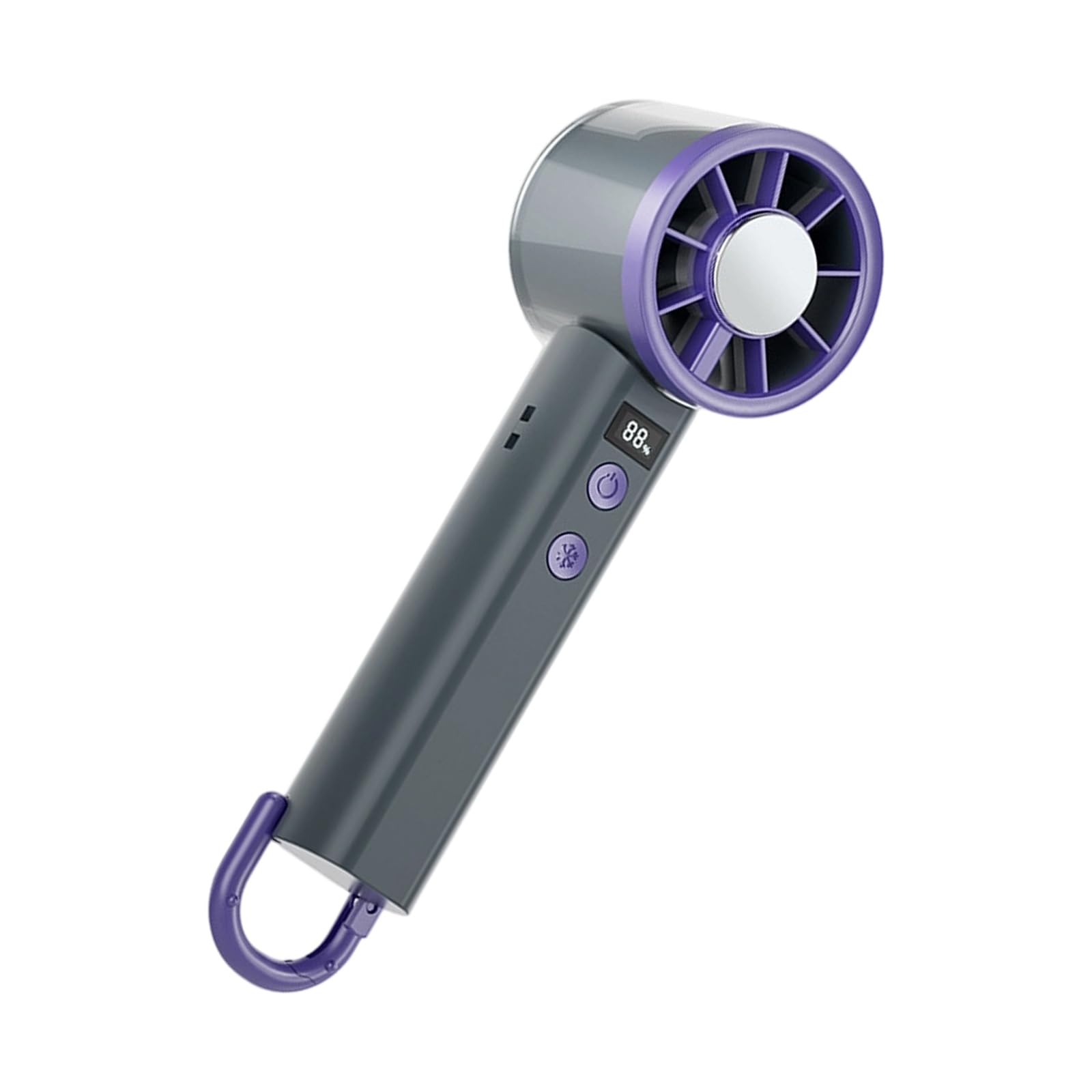 Jazuaiao Compress High Speed Cooling Fan 199 Speed Settings Folding Refrigeration Small for Outdoor Activity Enduring USB Rechargeable Handheld Portable Wearable