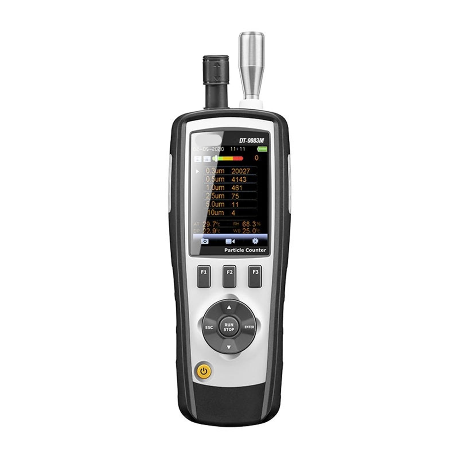 Contador partículas polvo, DT-9880M DT-9881M DT-9883M Contador De Partículas Anemometría Láser Doppler para interiores exteriores | 0-50 ℃, Modo Múltiple, Dispositivo Monitoreo Calidad Del Aire