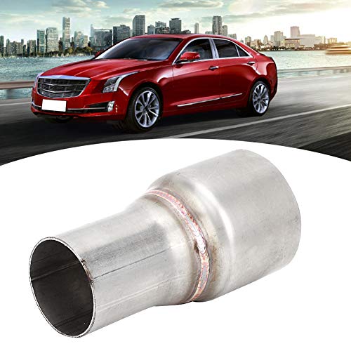 63 Mm/2,5 Zoll Bis 45 Mm/1,75 Zoll Auspuff-Reduzierstück-Verbindungsrohr, Standard-Gerade-Kupplungsrohr mit Loch, Abgas-Reduzierstück-Verbindungsrohr