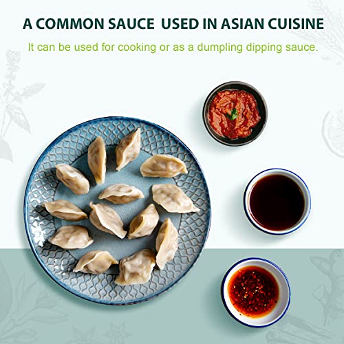 Soeos Chinkiang Vinegar, 18.6 Fl Oz (550Ml), Chinese Black Vinegar, Traditional Black Chinese Vinegar, Organic Black Vinegar, Zhenjiang Black Vinegar, Zhenjiang Xiangcu, Black Rice Vinegar | Condiment For Cooking Noodles, Braised Meat, Cold Appetizers #TOP7