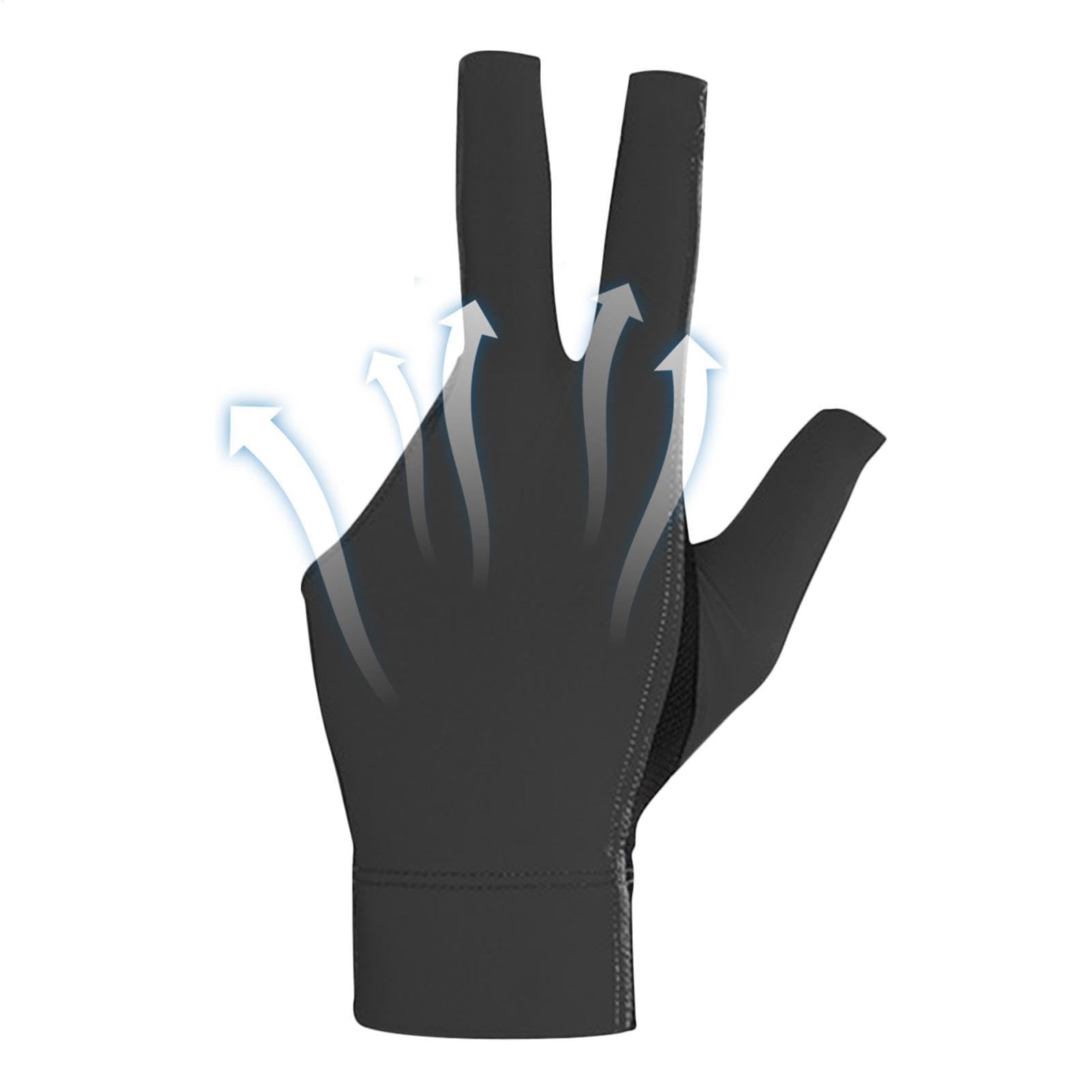 Gants de piscine, gants de billard de piscine,3 doigts gauche ou main droite billard gants