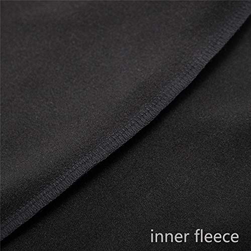 Men Sleeveless Thermal Fleece Cycling Vest Reflective Windproof Warm Running Outdoor Jacket Gilet (Black, L) #TOP5