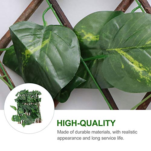 NICEXMAS Hera Artificial Privacidade Cerca Painéis de Tela Cerca Treliça Decorativa Topiaria Planta