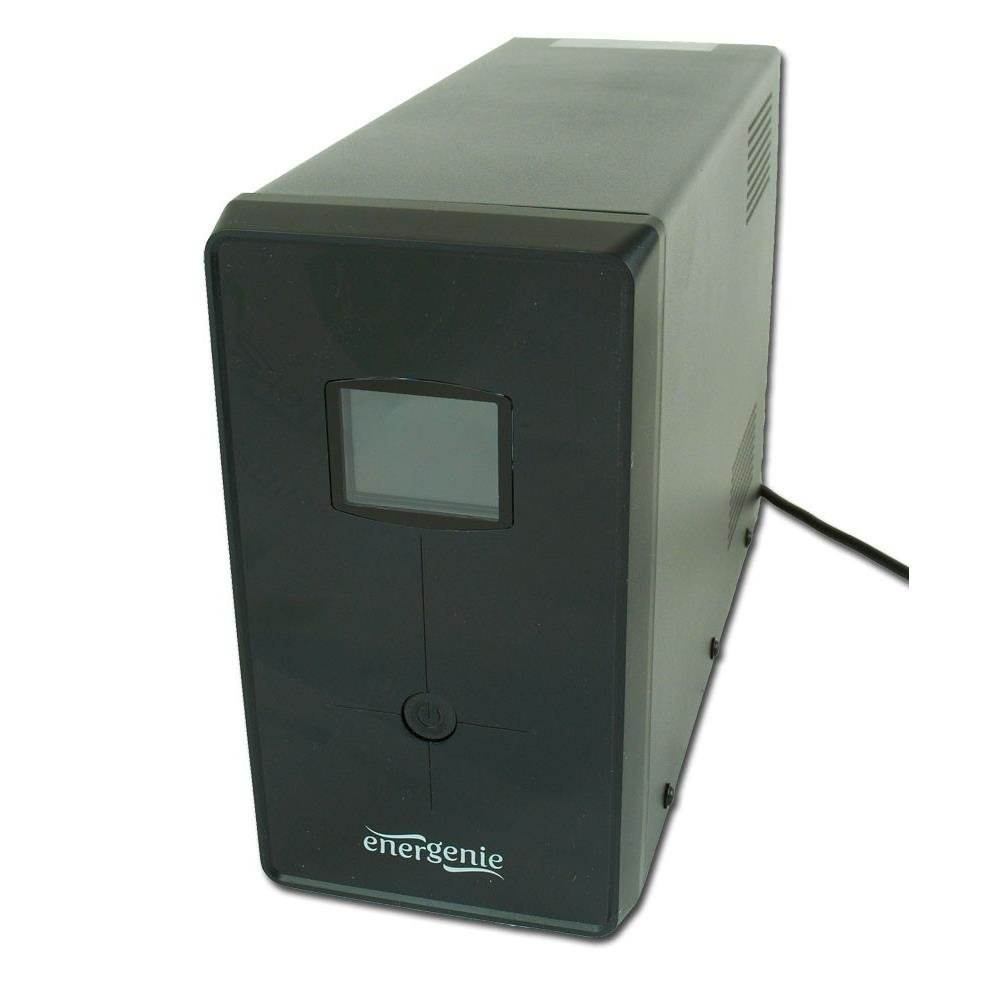 Gembird CE Ups 033 Ups con Pantalla LCD, 1200 Va, Negro