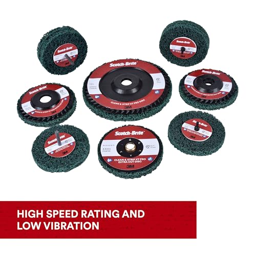 Scotch-BriteTM Clean and Strip XT Pro Extra Cut Disc, T27, 10,2 x 2,2 cm, A XCS, 10 Stück pro Packung