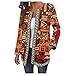 NP Cappotto a maniche lunghe casual Cappotto etnico cardigan stampato in cardigan sottile giacca da donna