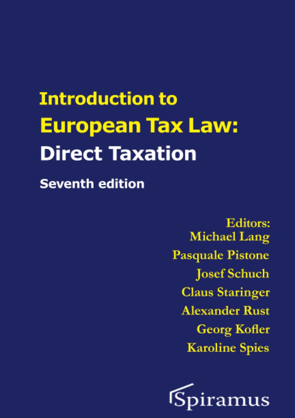 Introduction to European Tax Law on Direct Taxation