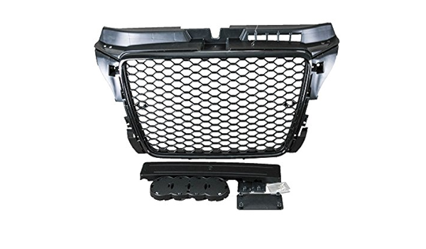 Amazon | メッシュ フロントグリル アウディ用 A3 S3 8P用 2009