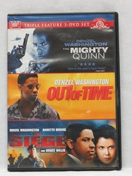 DVD Denzel Washington Triple Feature 3-dvd Set Book