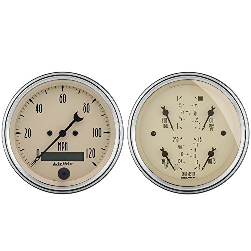 Auto Meter 1800 Antique Beige Street Rod Kit