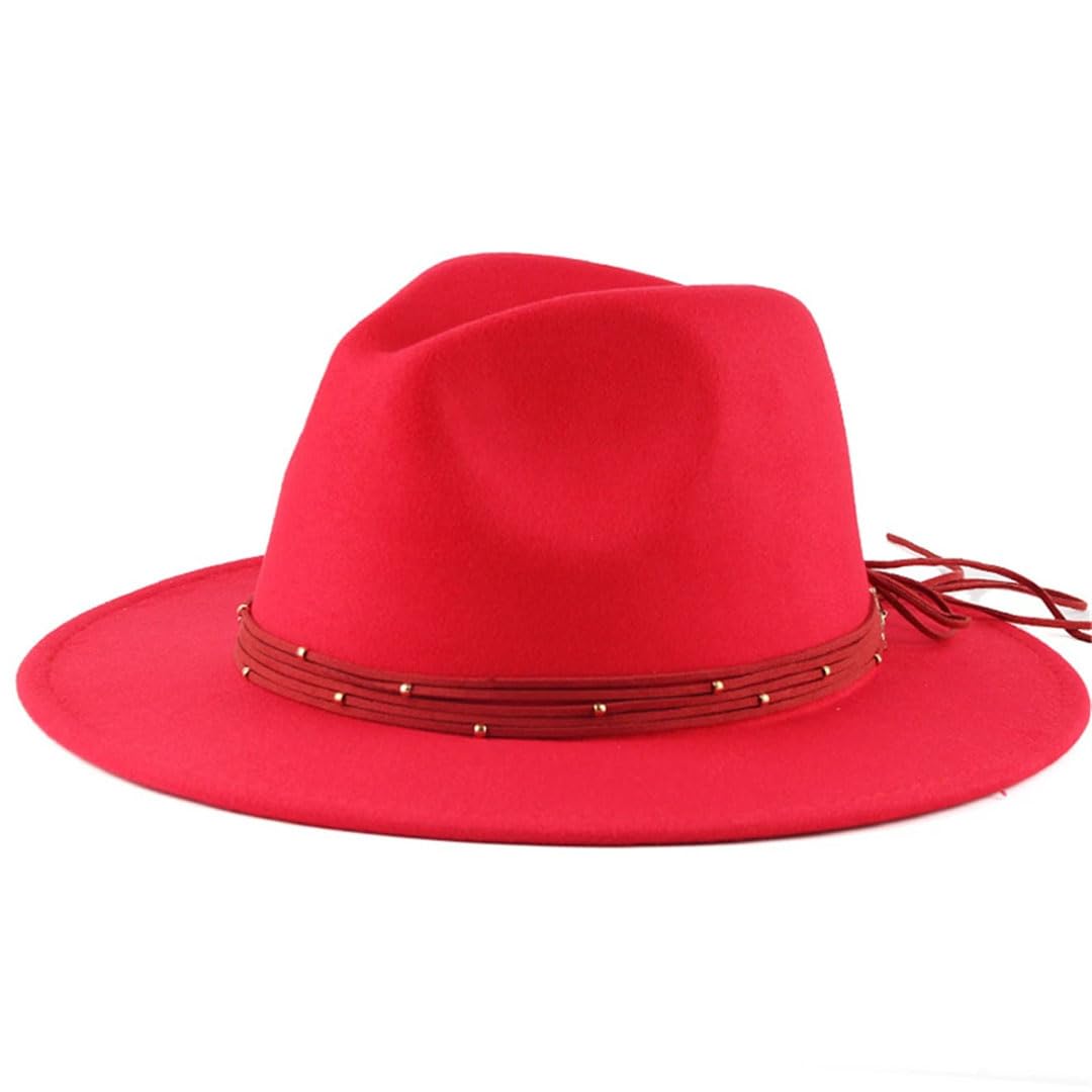 Kobiety Mężczyźni Fedoras Top Hat Zimowe Imitacja Wełniane Czapki Jazz Europejskie Amerykańskie Okrągłe Czapki Melonik Kapelusze