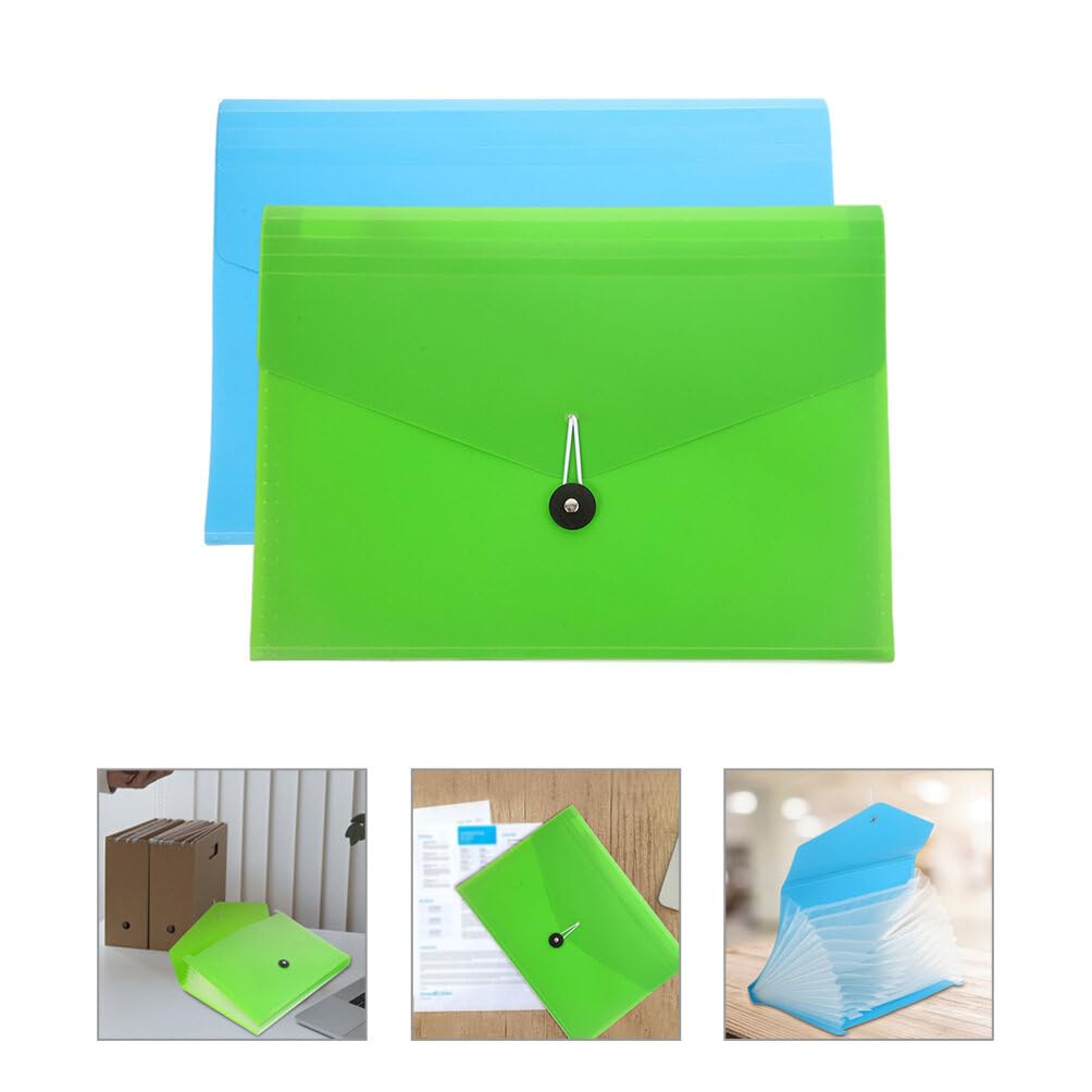 Foldery, Menedżer plików 2 szt. 13 kieszeni rozkładany papierowy organizer do dokumentów przenośny akordeonowy uchwyt na dokumenty list A4 papierowy dokument paragon przechowywanie rachunków