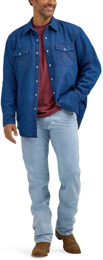 Wrangler Men's Rawhide Flannel Lined Workshirt - Image 3