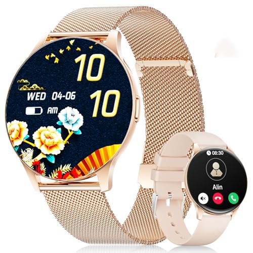 LIGE Montre Connectée Femme (2 Bracelets), 1,43