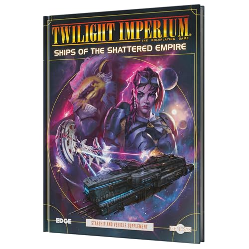 Image of Asmodee Genesys Roleplaying Game Ships of The Shattered Empire SOURCEBOOK - Twilight Imperium Starship & Vehicle Guides, Sci-Fi Fantasy Game for Kids & Adults, Ages 14+, 2-6 Players, 4+ Hours
