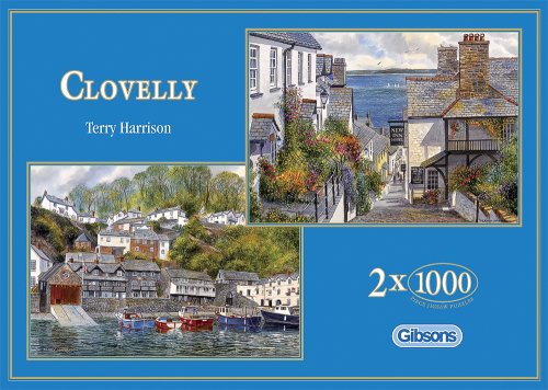Gibsons Clovelly Jigsaw Puzzle, 2x1000 piece
