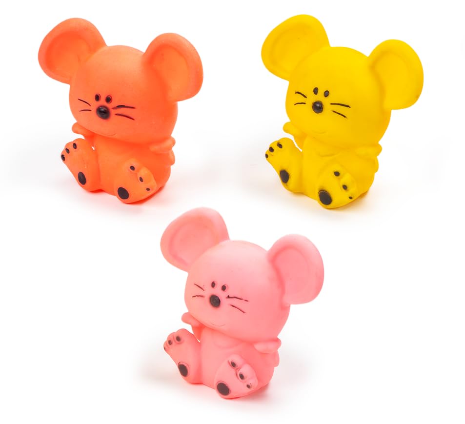 Ratnas Squeezy Cute Jerry 3 pcs Bath Toys, Non-Toxic, Phthalate & BPA Free Colourful Soft Rubber Float Squeeze Sound Squeaky Bathing Toy for Baby - Chu Chu Toy Set (B0CJNHWD4K) Amazon Price History, Amazon Price Tracker