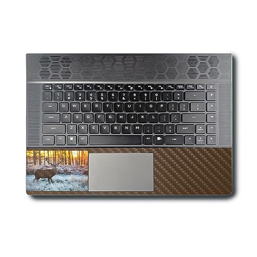 Image of MightySkins Carbon Fiber Skin Compatible with Alienware X16 R1 (2023) Full Wrap Kit - Buck | Protective, Durable Textured Carbon Fiber Finish | Easy to Apply & Change Styles | Made in The USA