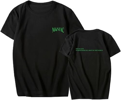 KPOP Stray - Camiseta para niños, diseño de álbum Oddinary MANIAC, Jisung Felix Hyunjin Merch Tops