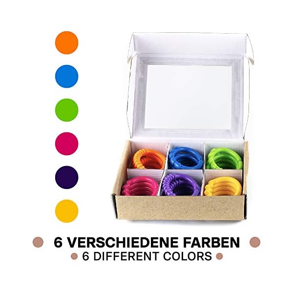 talinu bunte Kinderwagenkette | Babyspielkette, Wagenkette, Kinderwagenspielzeug – Bild 5