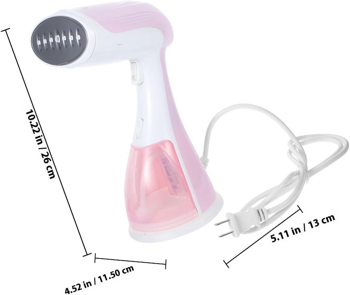 BESPORTBLE Portable Travel Steam Iron Handheld Wrinkle Remover for Clothes Curtains with Stainless Steel ABS Design and Large Water Tank for Home Hotel Outdoor Use North America Plug