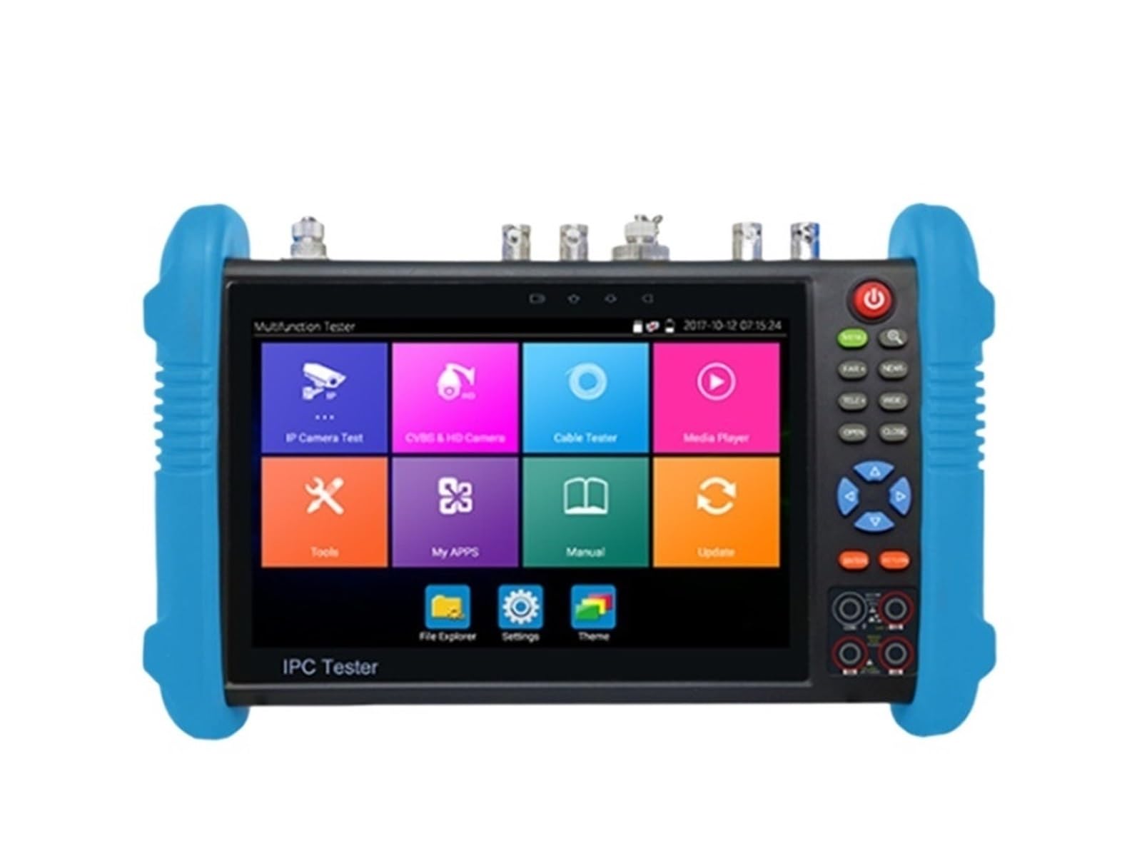 IPC 9800 Plus Tester CCTV Kamera IP Koncentryczny Test HD AHD CVI TVI Kamery PoE Kabel RJ45 UTP TDR 7 Cali Narzędzia sieciowe(IPC 9800 Plus)