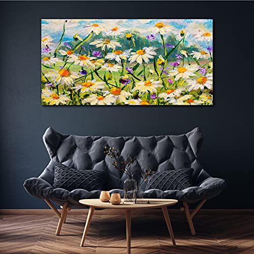 Impression d'intérieur image tableau fleurs nature 140x70cm grand format salon - 2