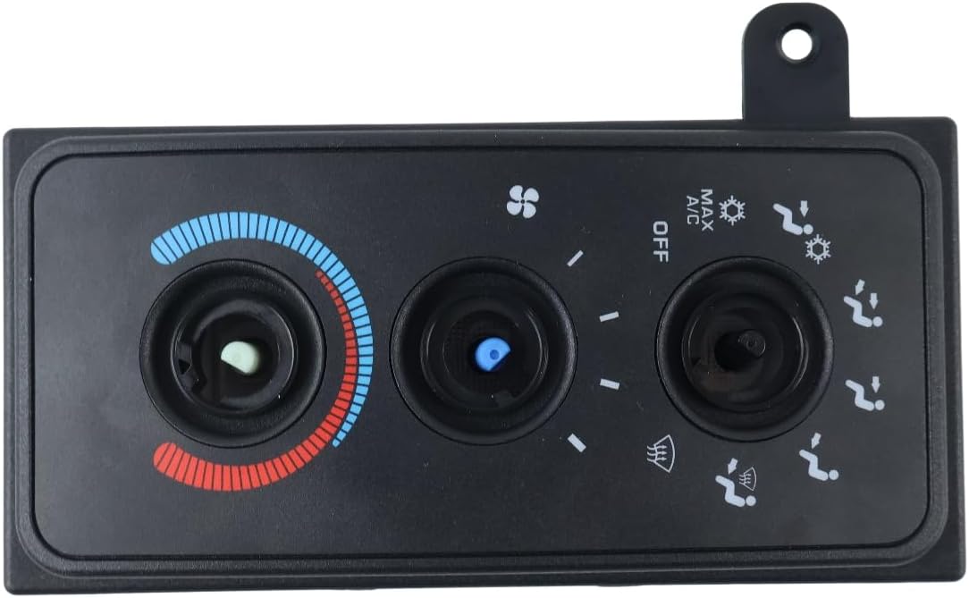 5015734AA Heater Climate Control Panel Module Compatible with Dodge Ram 1500 1999-2001, Ram 2500 1999-2002, Ram 3500 1999-2002, Without Power Mirrors
