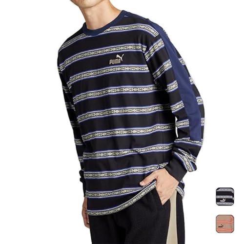 PUMA(�v�[�}) �J�W���A�� CORE HERITAGE LS �W���K�[�h T�V���c 683779 �����Y 24�N�H�~�J���[ �u���b�N(01)