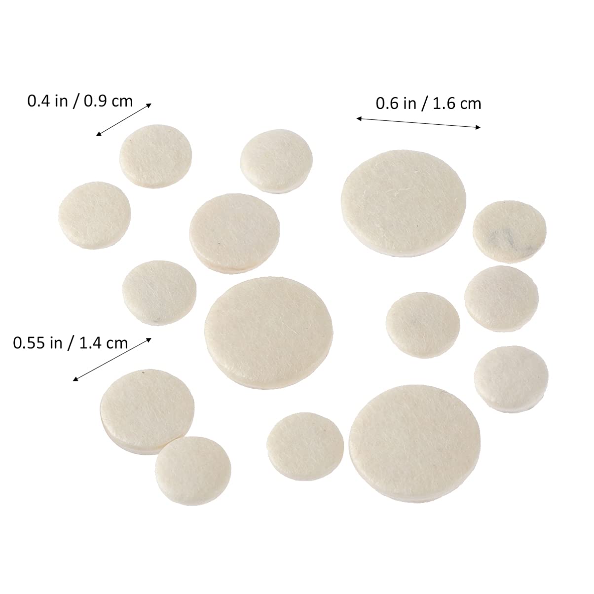 Kit Cuscinetti Per Clarinetto 34 Pezzi - Poggiapolsi E Toppe Di Ricambio Per Clarinetto Sib, Bianchi Premium - Foto 4