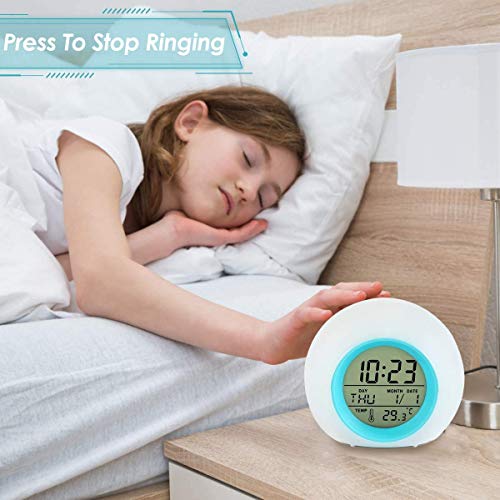 Hangang Sveglia Digitale, Wake Up Light Bambini