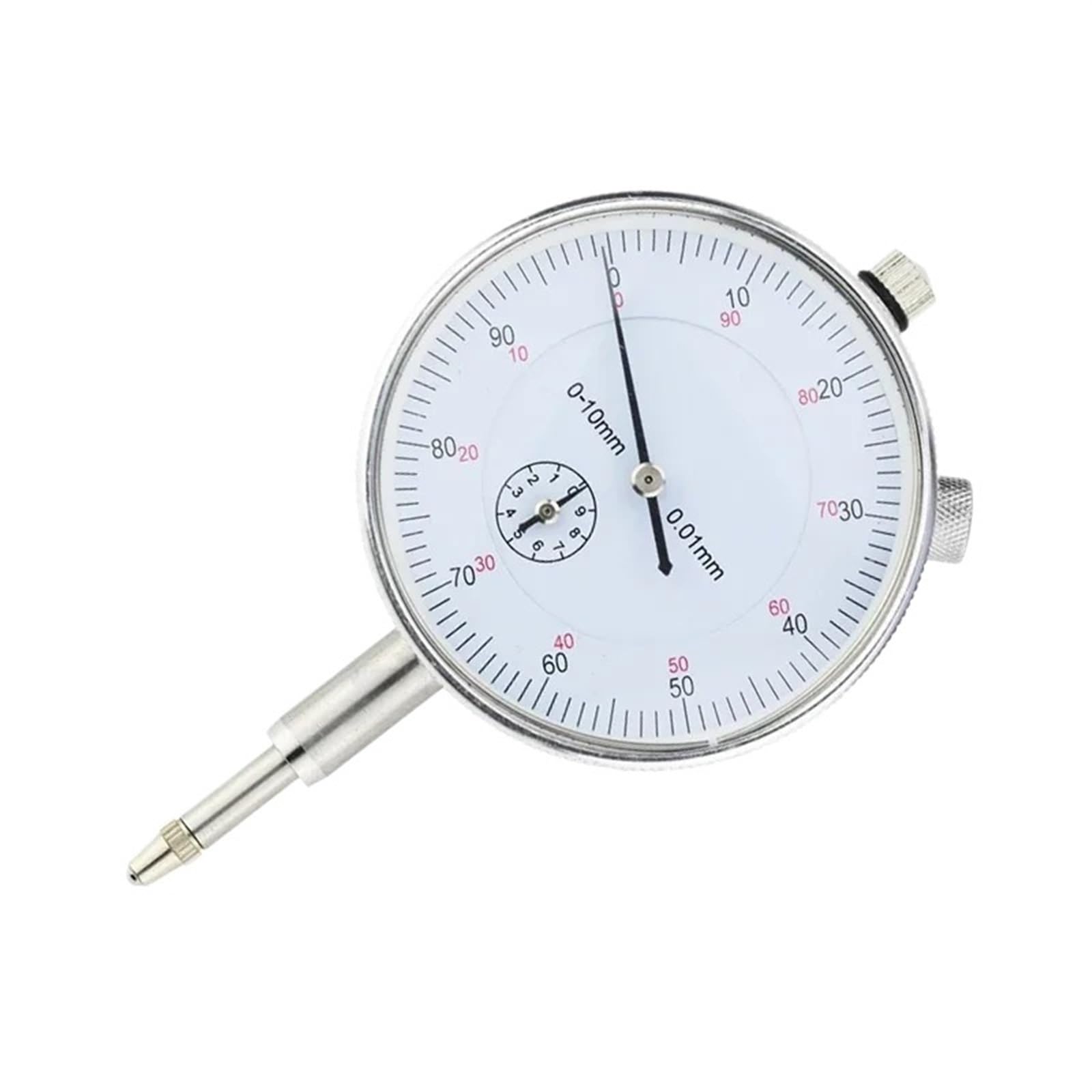 Comparatore a quadrante da 0-10mm Indicatore di Tipo orario di precisione Misuratore di quadrante Indicatori di Calibro micrometrico Strumenti di misurazione Comparatore(30mm Dial Indicator)