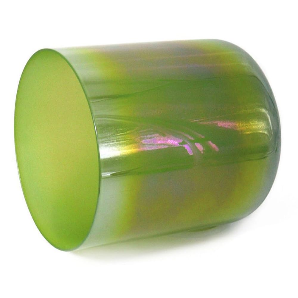 Alchemist Crystal Singing Bowl, 6 Inch 440Hz, Green Quartz Singing Bowl, For Beginners Professionals, Relieve Fatigue Anxiety, Meditation Props(B Note)