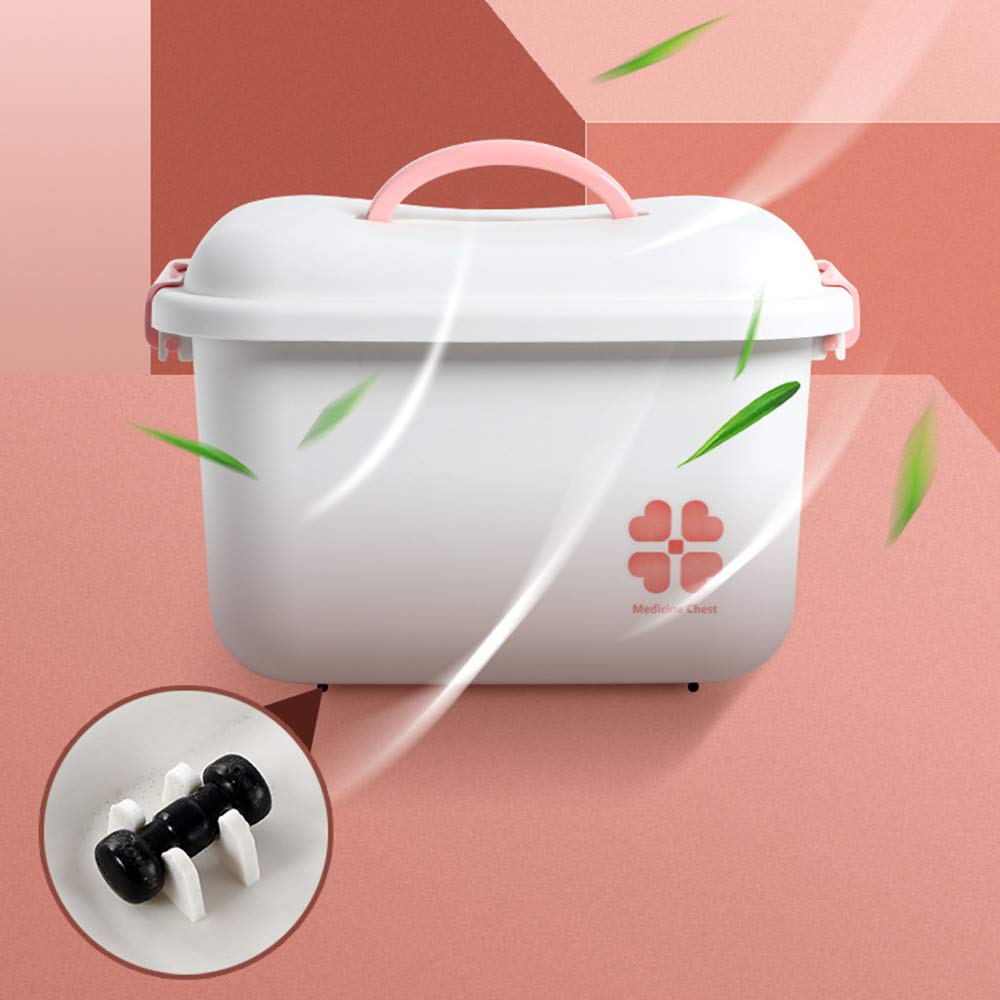 Pudełko do przechowywania leków Plastikowe pudełko do przechowywania, apteczka pierwszej pomocy, pojemnik na leki, organizer tabletki, przenośny, wielofunkcyjny użytku domowego, 3,5 l(3.5L)