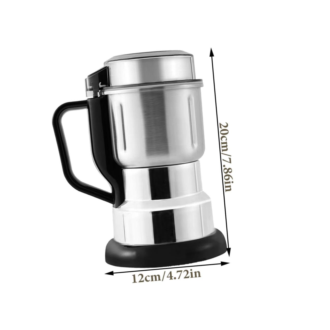SOLUSTRE Molinillo de Café Eléctrico Pequeño para Granos, Cuchillas de Acero Inoxidable, Fácil Limpieza, Hogar y Cafetería, Molinillo Portátil para Uso Doméstico